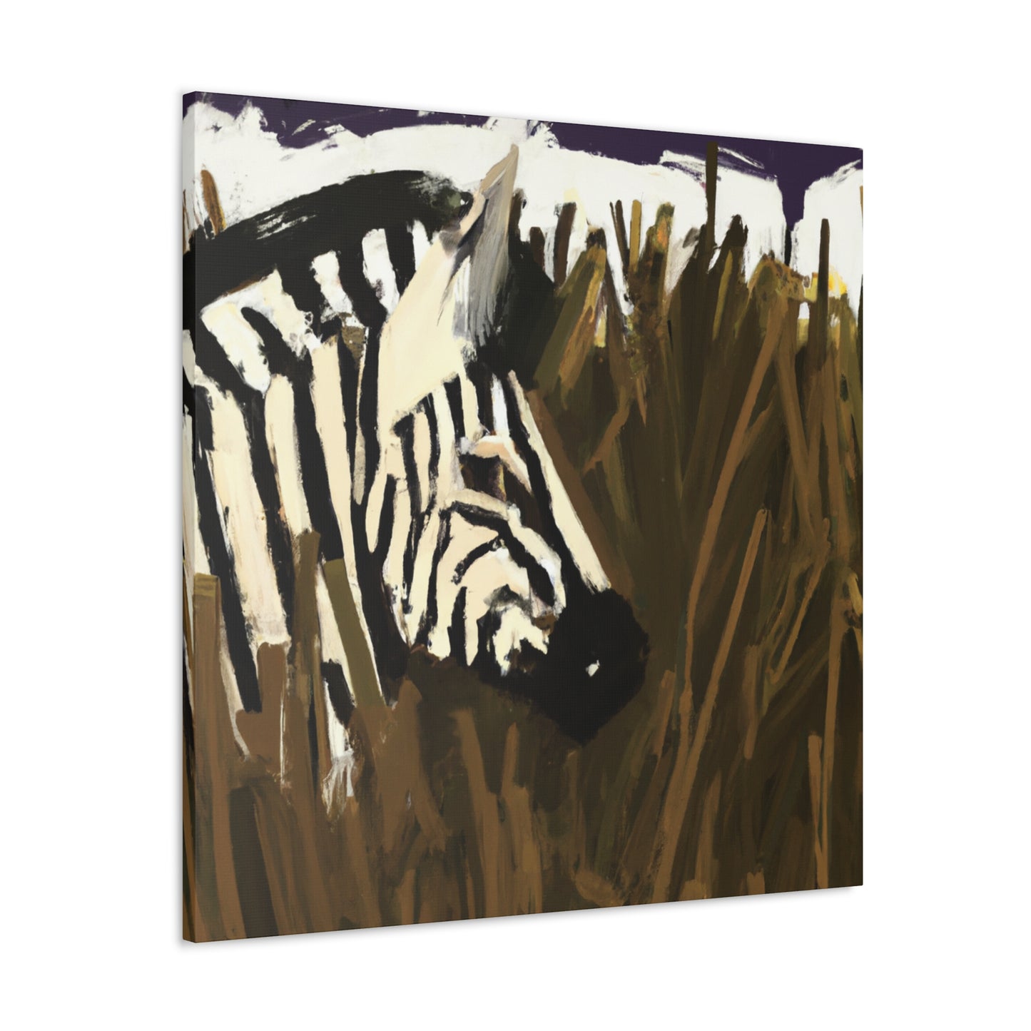 "Zebra in Transition Space" - Canvas