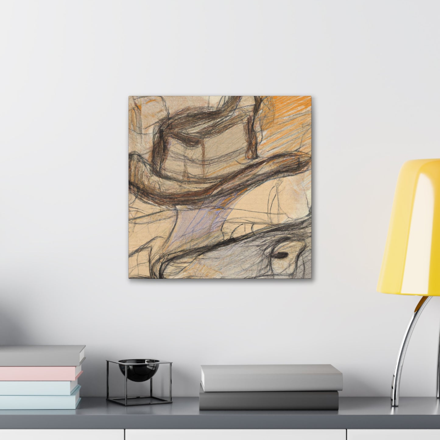 "Cowboy Hat Reflection" - Canvas