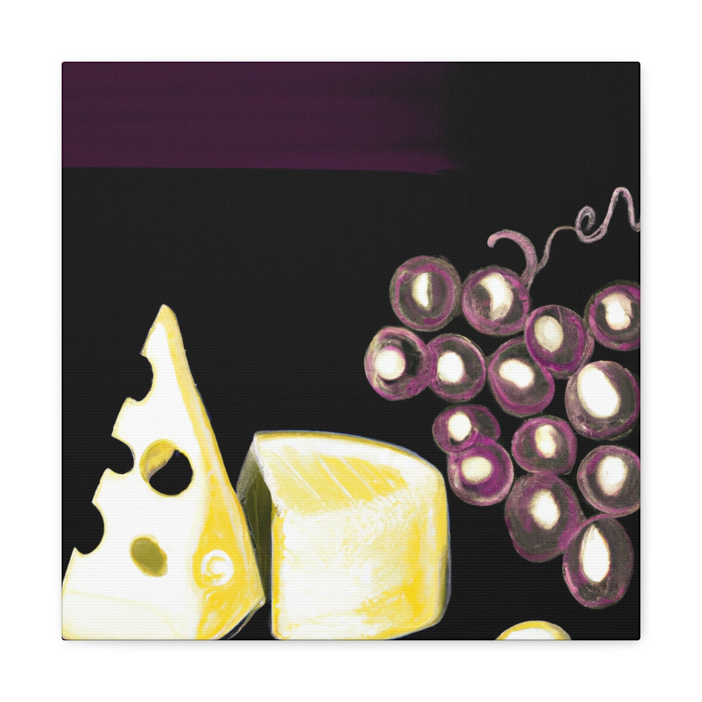 Cheese and Grapes Abide - Canvas