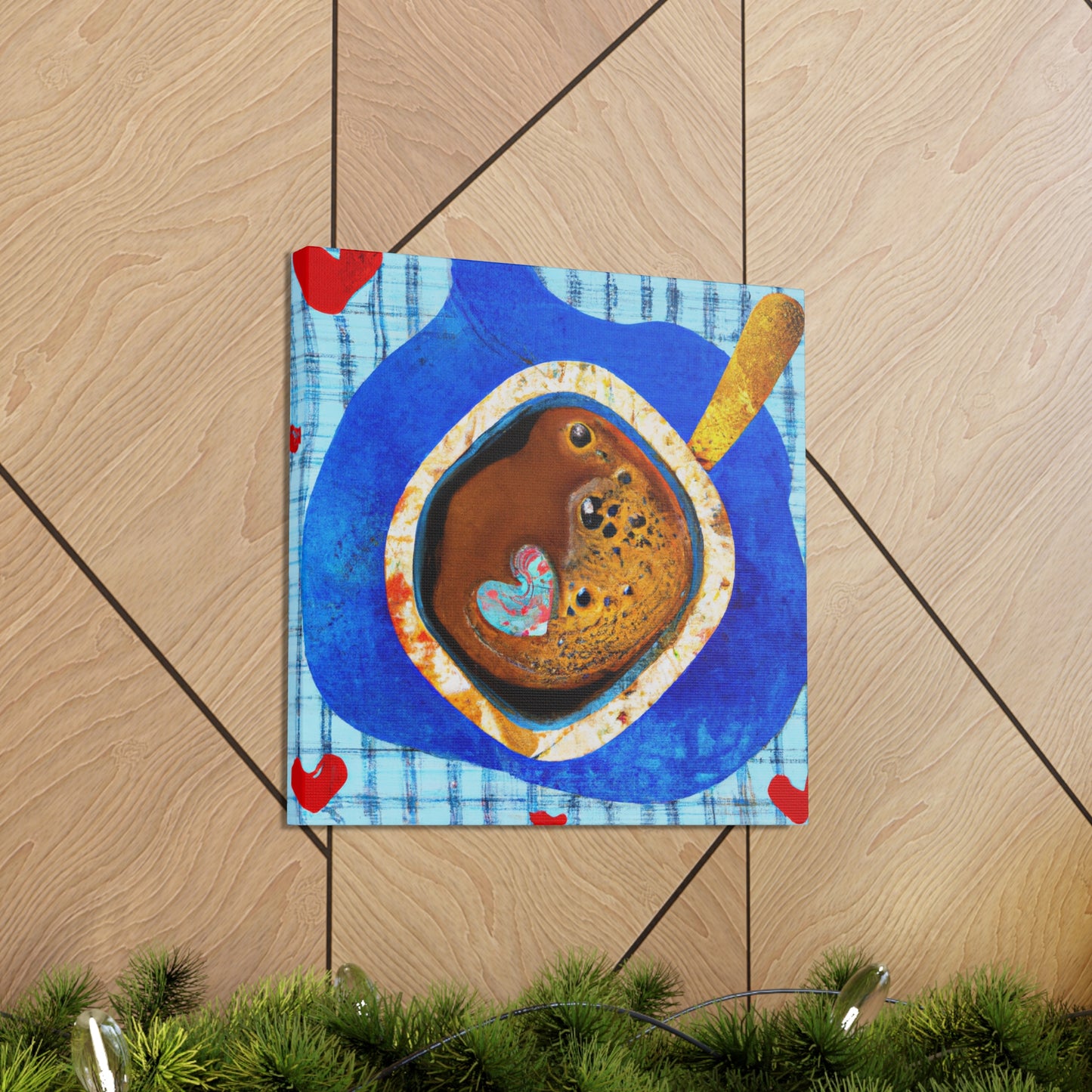 "Coffee Cup Cachet" - Canvas