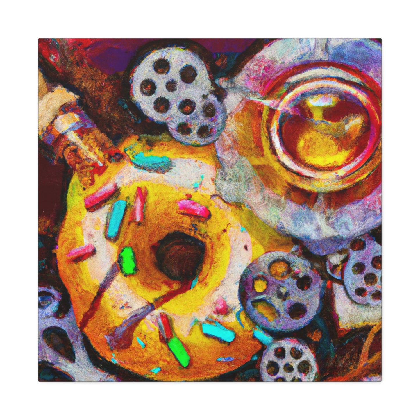 "The Clockwork Doughnut" - Canvas