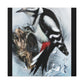 Downy Woodpecker Wonderland - Canvas