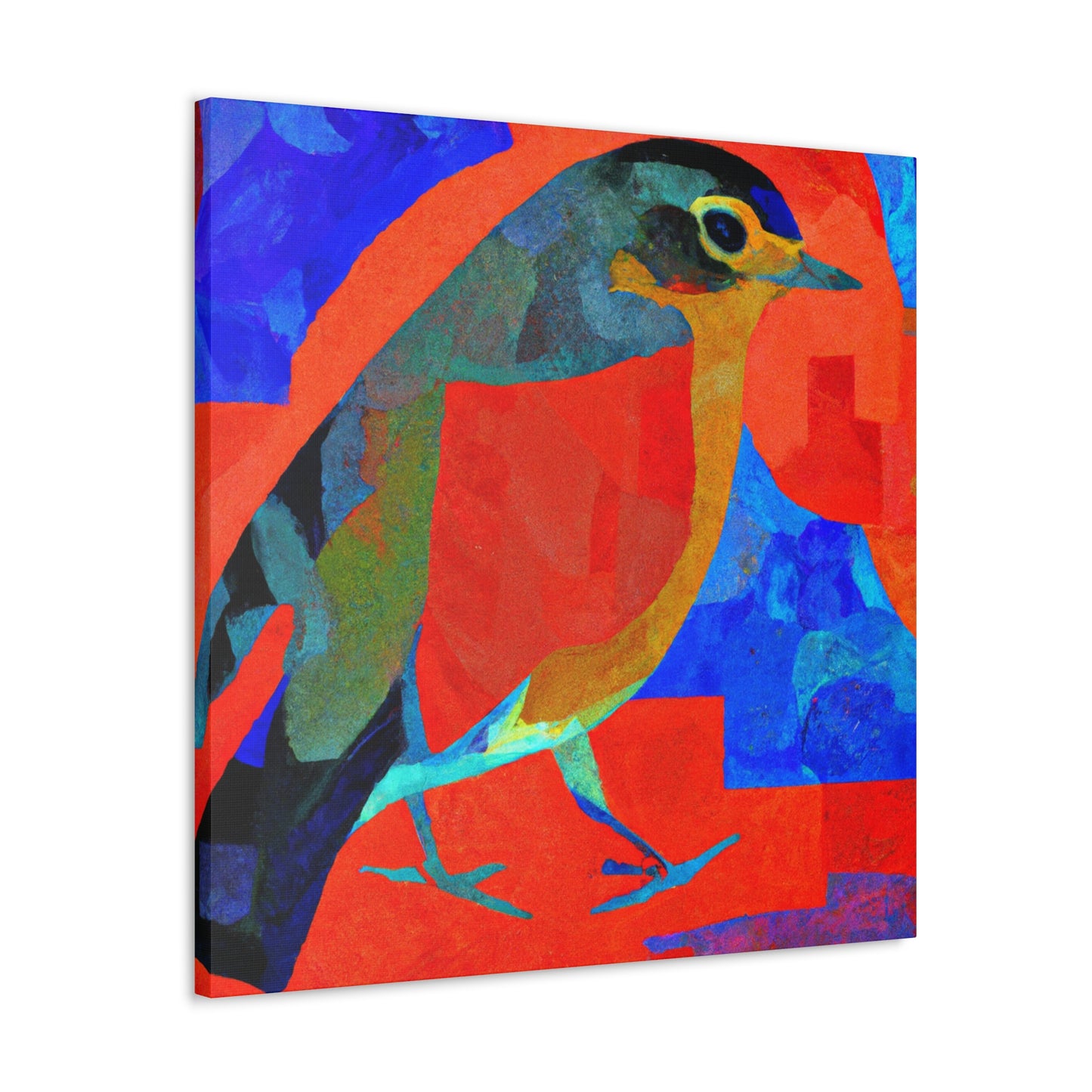 American Robin in Flight - Canvas