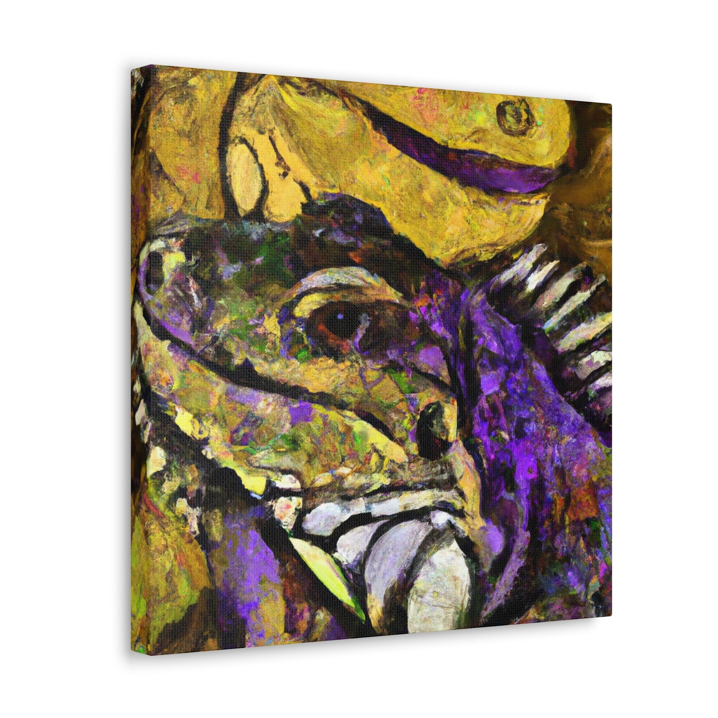 "Iguanas Amongst Chaos" - Canvas