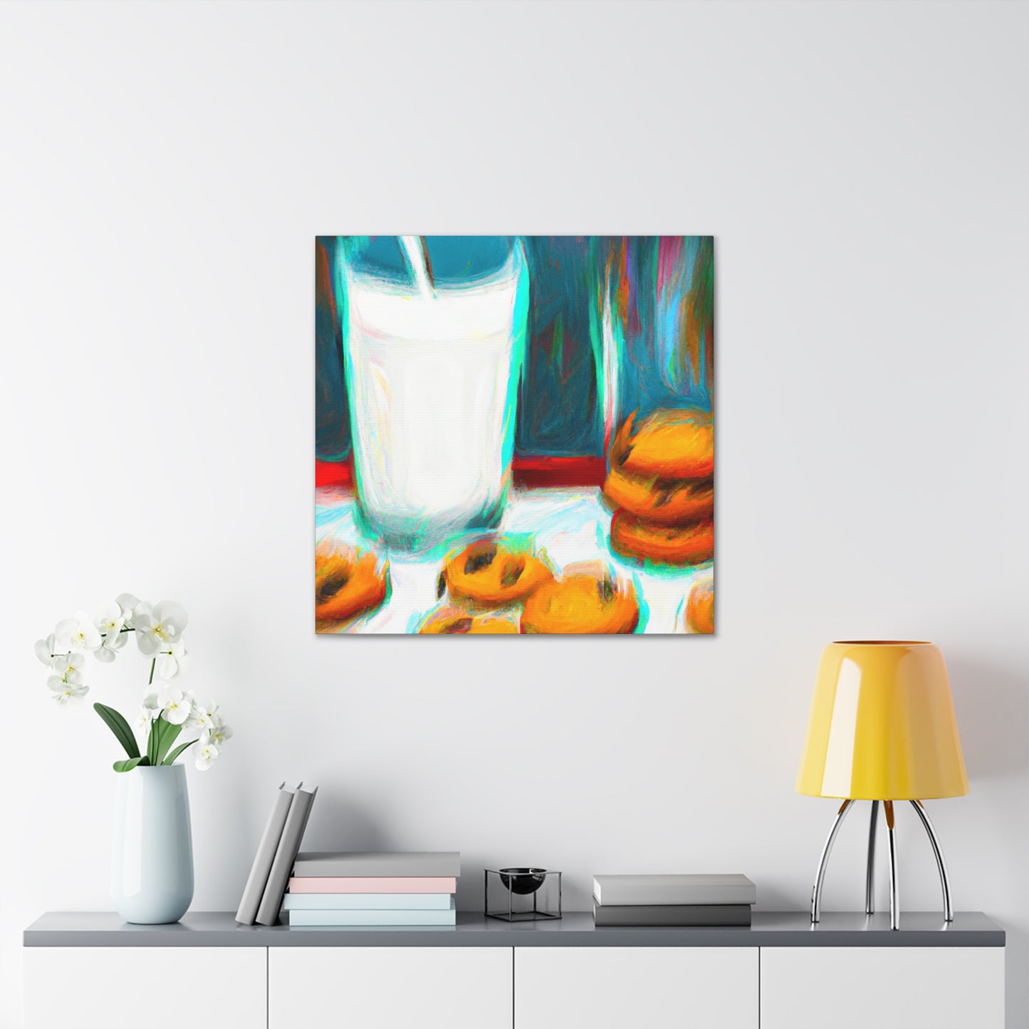 Milk and Cookie Treat - Canvas