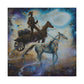 "Ride on the Stagecoach" - Canvas