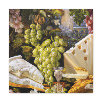 Cheese and Grapes Abound - Canvas