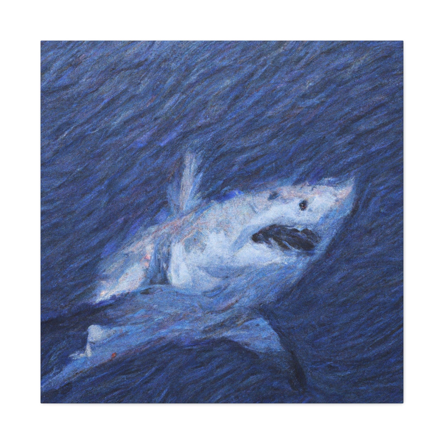 Great White Shark Apart - Canvas