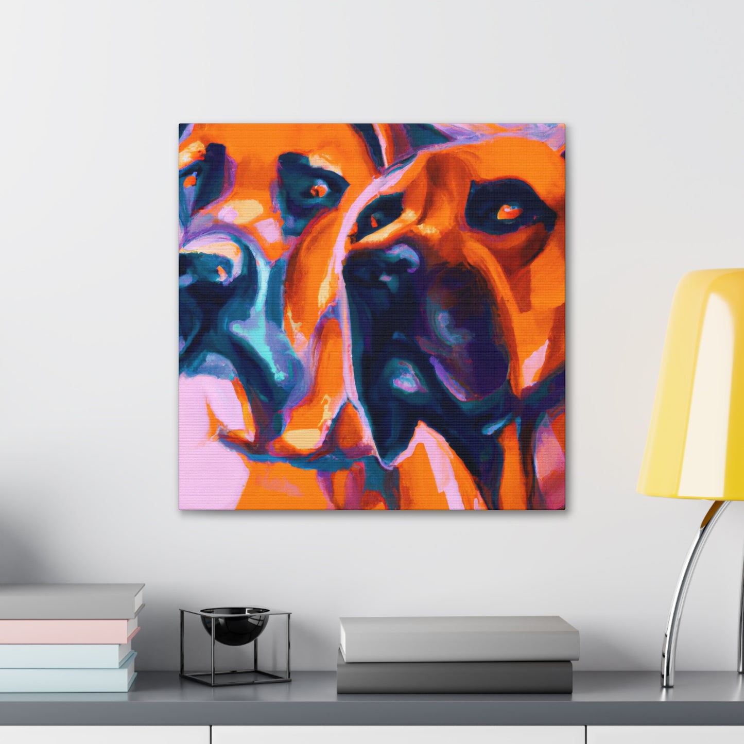 Ridgeback in Expressionism - Canvas