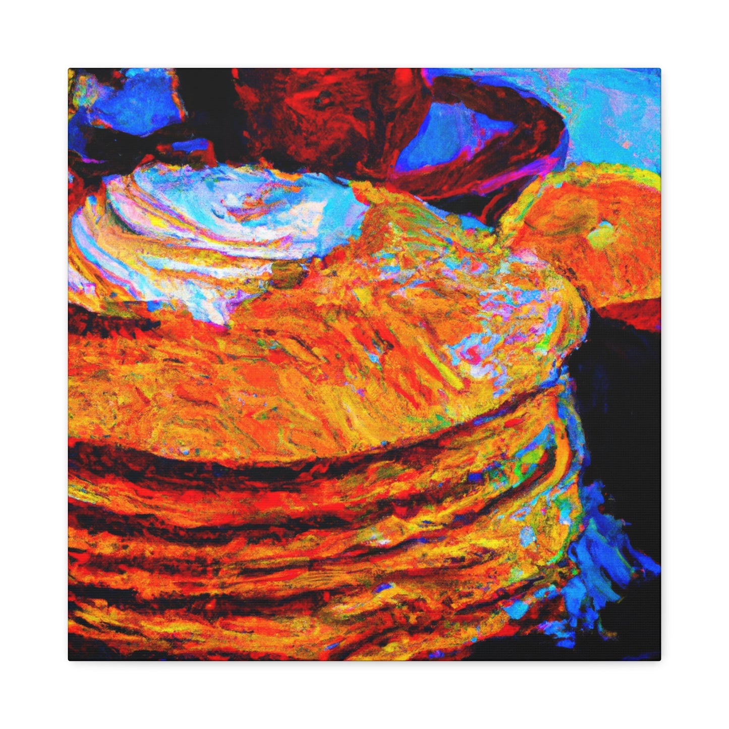 "Pancakes and Post-Impressionism" - Canvas