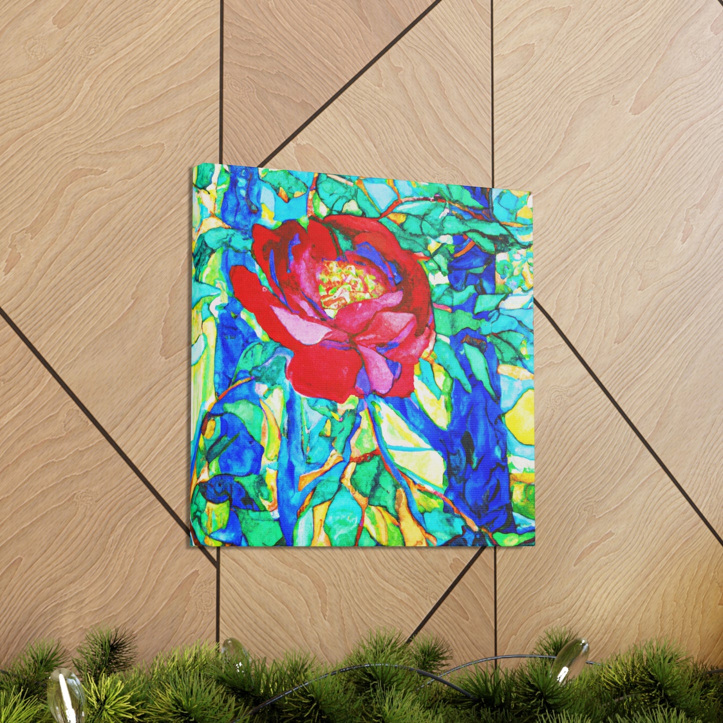 Rose's Eternal Bloom - Canvas