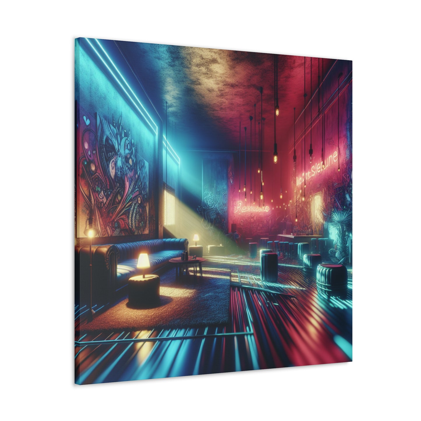 "Opulent Urban Elegance" - Canvas