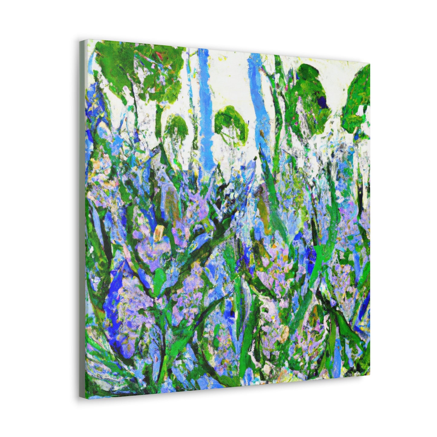 Wildflower Whimsy Abstraction - Canvas