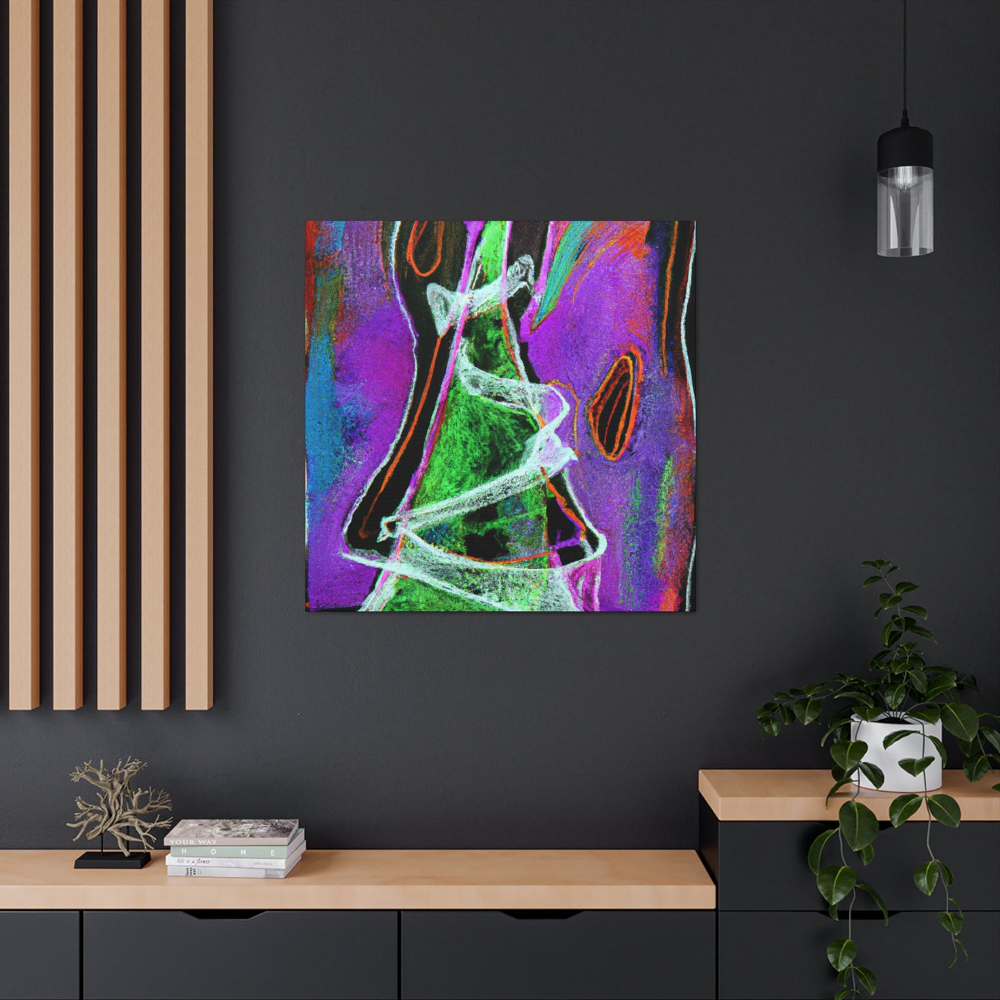 "Surreal Christmas Treefest" - Canvas