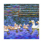 Duck on a Pond - Canvas