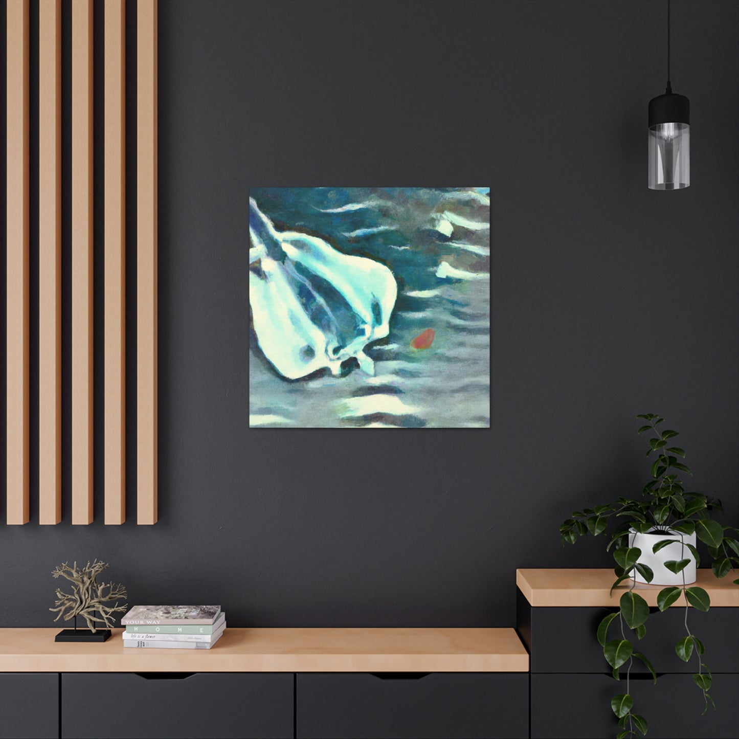 "Stingray in Expressionism" - Canvas