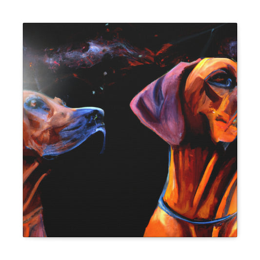 "Rhodesian Ridgeback Realism" - Canvas