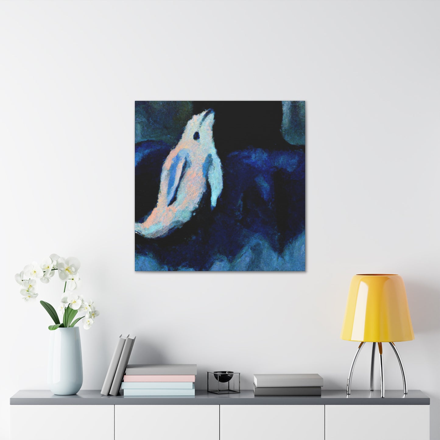 Beluga Whale Totem Dance - Canvas