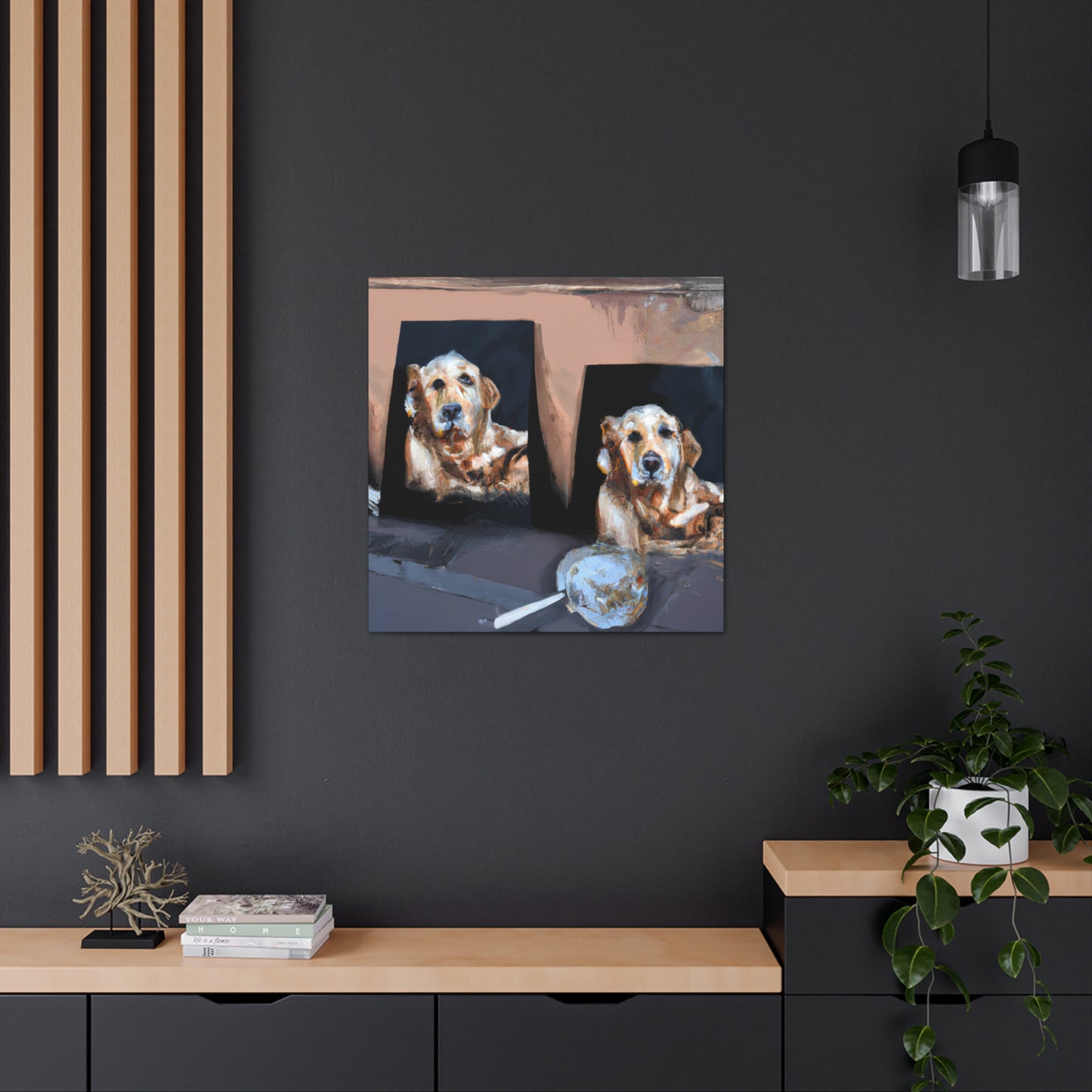 Golden Retriever Radiance - Canvas