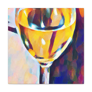 "Wine's Reflection Impression" - Canvas