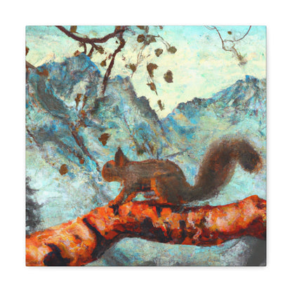 "The Squirrel's Repose" - Canvas