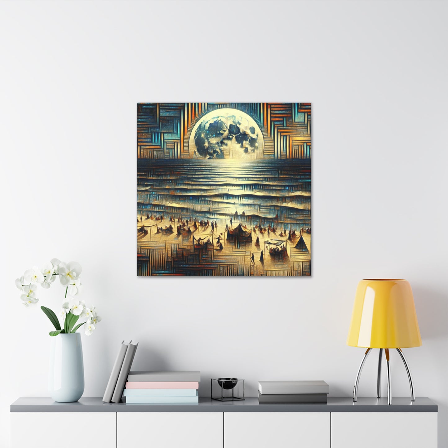 Celestial Nocturnal Revelry - Canvas