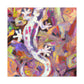 Geckos in Impressionism - Canvas