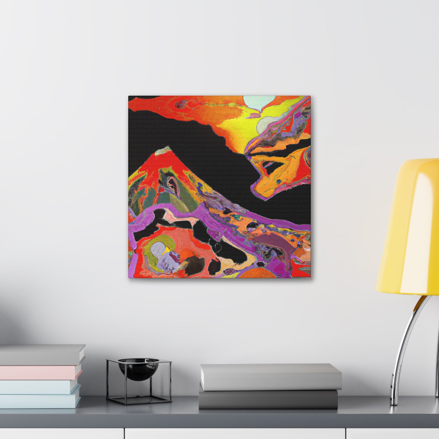 Volcano of Firestorm - Canvas