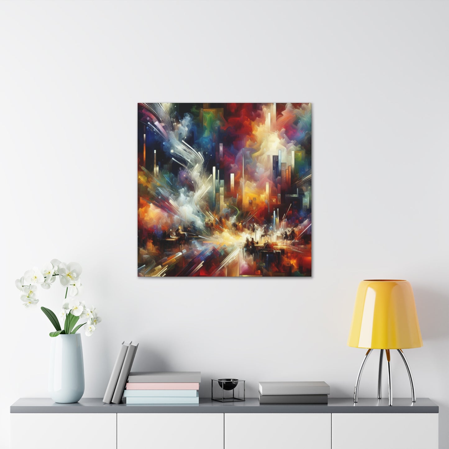 Ethereal Lounge Glow - Canvas