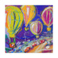 "Hot Air Balloons Ascension" - Canvas