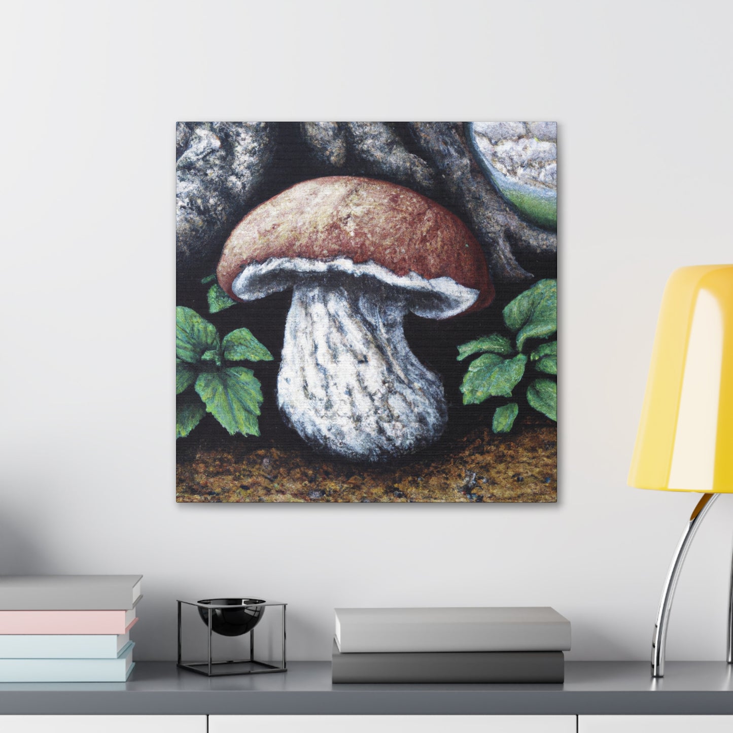 Mushroom Morning Marvel - Canvas