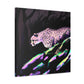 "Cheetah's Speed Vibrancy" - Canvas