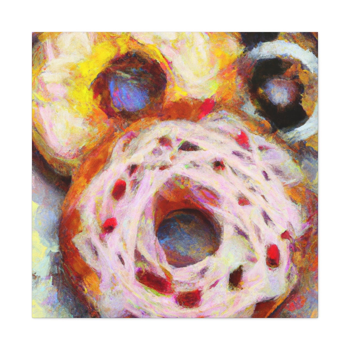 Doughnut Dreamscape Painting - Canvas