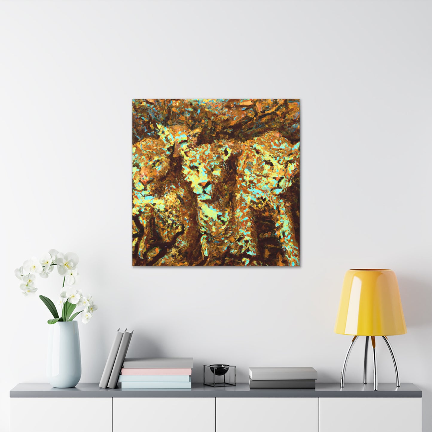 "Leopard in Impressionism" - Canvas