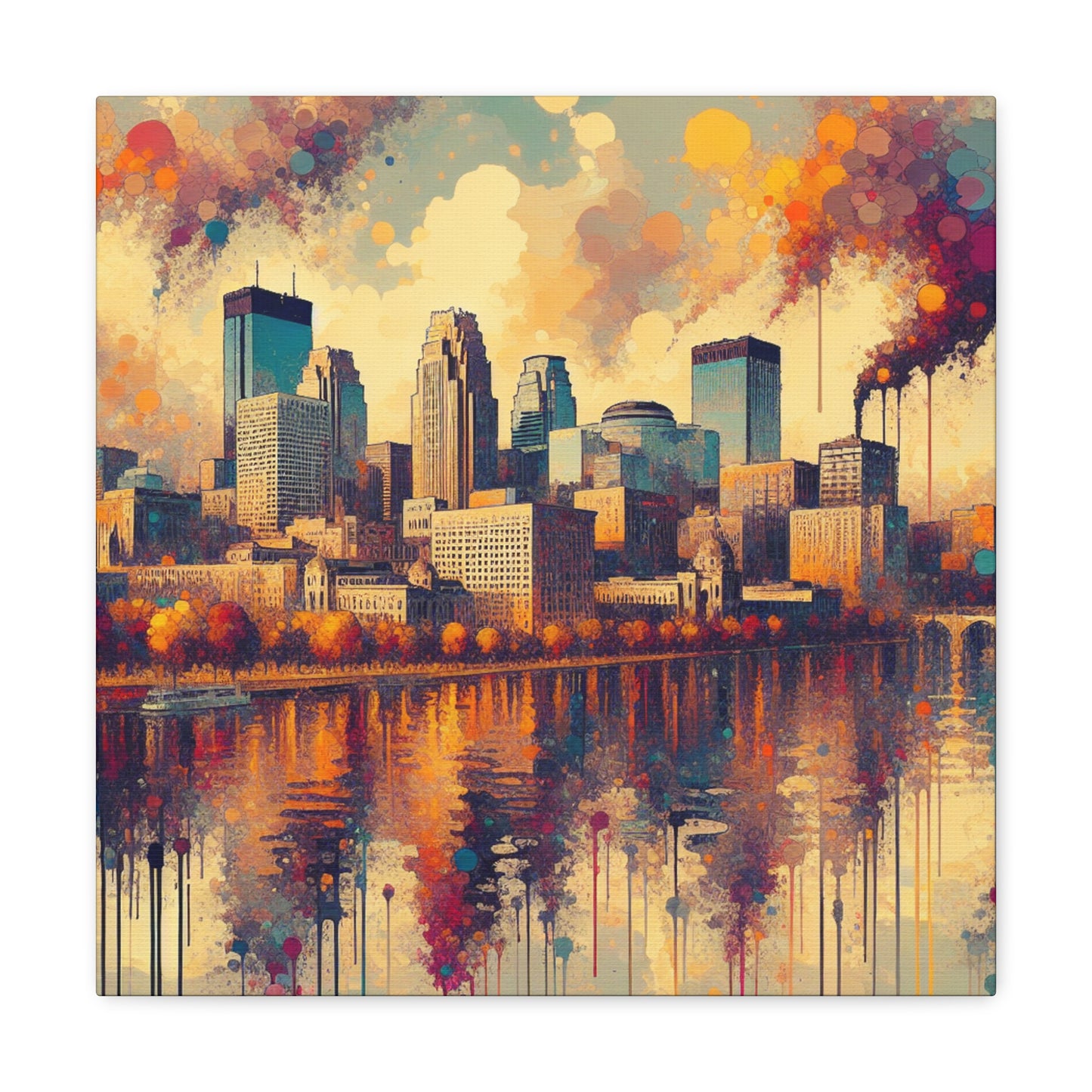 "Enchanting Minneapolis Serenade" - Canvas