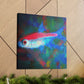 "Neon Tetra Impressionism" - Canvas