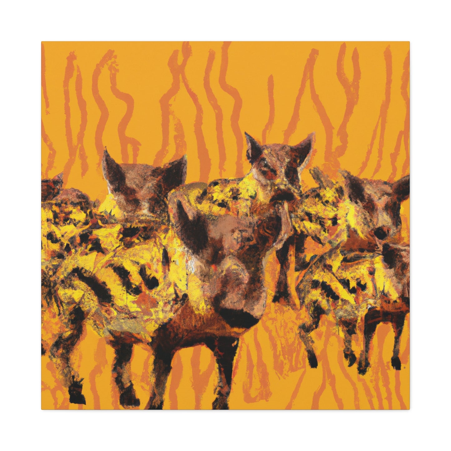 "Warthog War April Dream" - Canvas