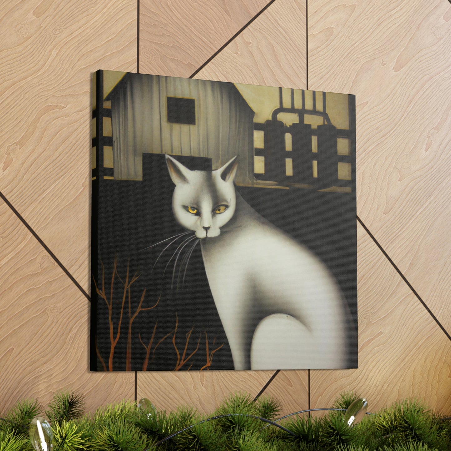 "Barn Cat Velvet Jazz" - Canvas