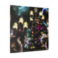 "Christmas Lights Enchantment" - Canvas