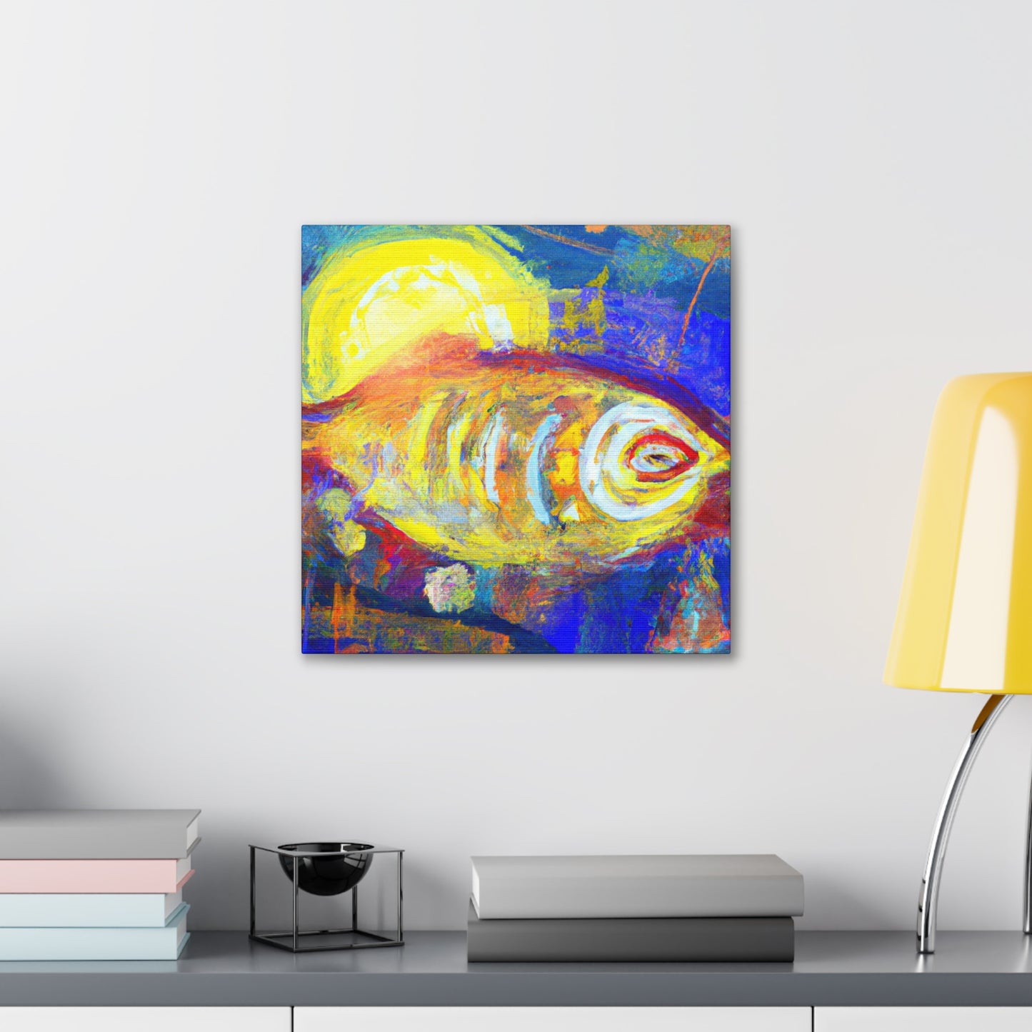 Fish in Expressionism - Canvas