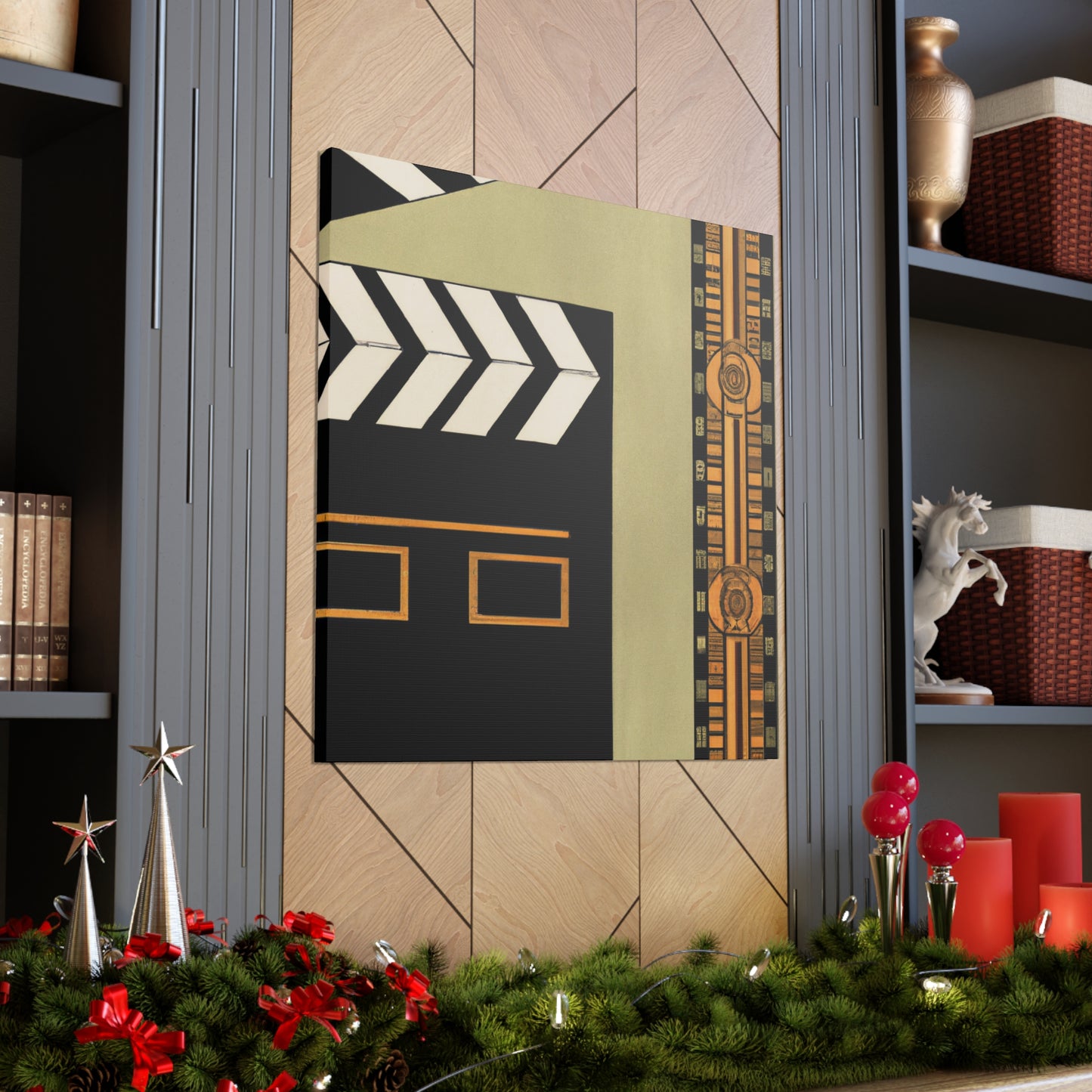 Starry Movie Clapboard - Canvas