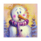 "Snowman in Surreality" - Canvas