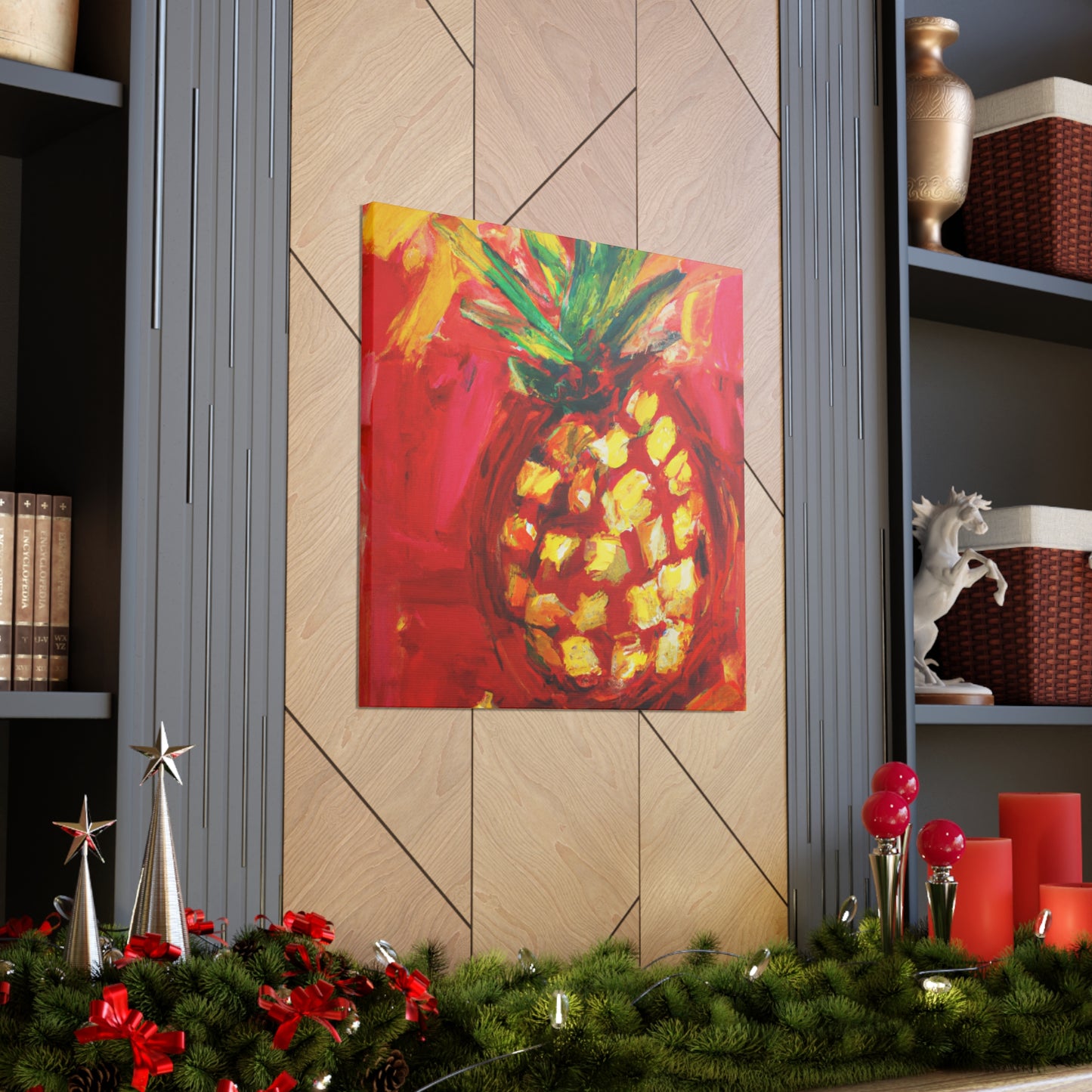 Pineapple Paradise Painting - Canvas