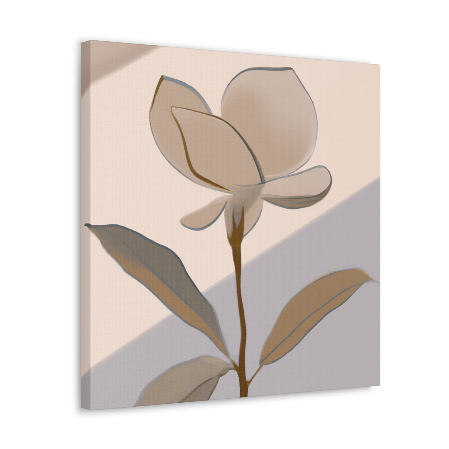 Gardenia in Deco Style - Canvas