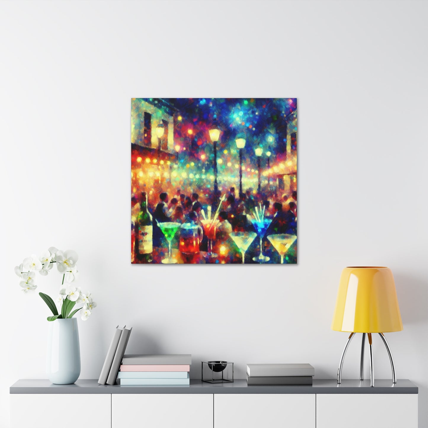 Intoxicating Urban Nightlife - Canvas