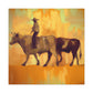 Cattle Drive Epic Scene - Canvas