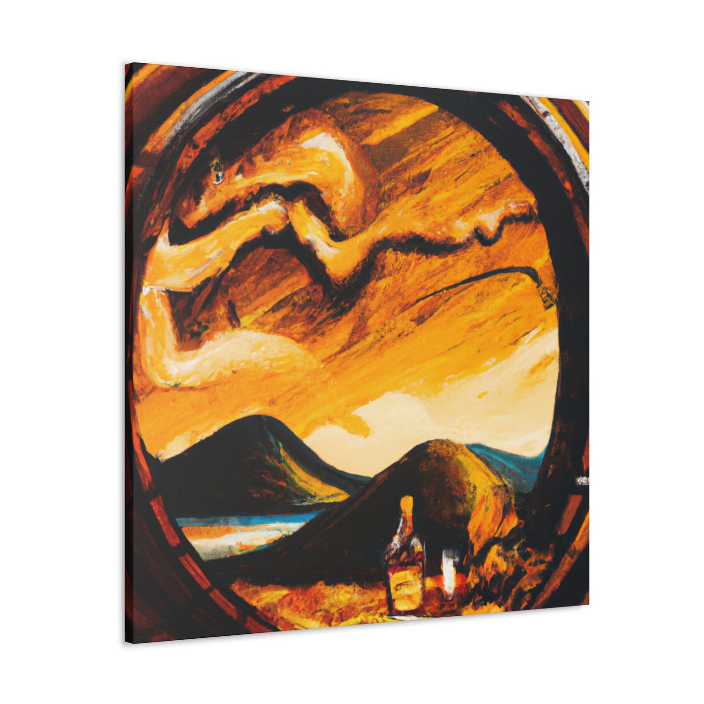 Whiskey Barrel Revelation - Canvas