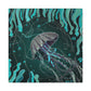 Jellyfish Art Deco - Canvas