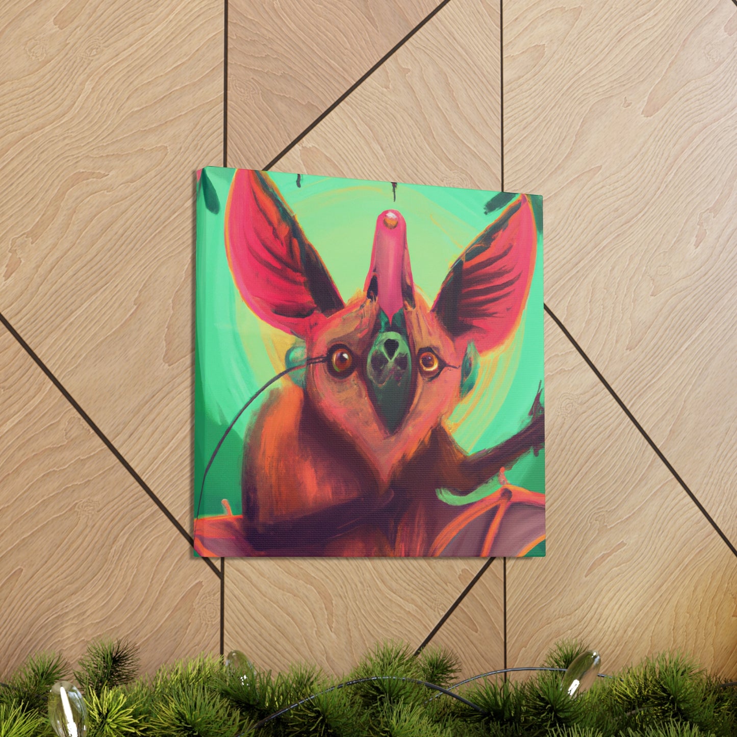 "Indian Flying Fox Soar" - Canvas