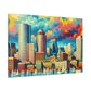 "Infinite City Horizons" - Canvas